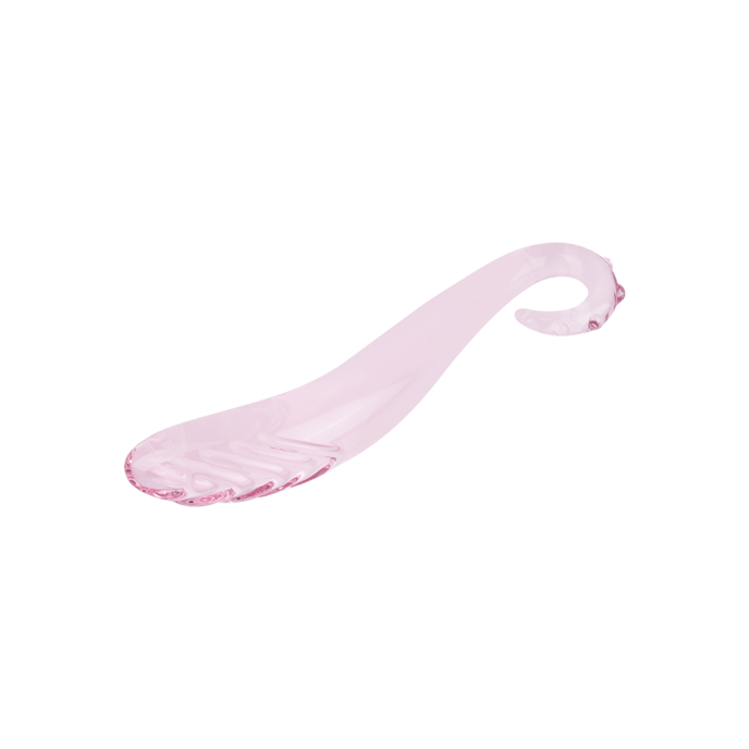 gestructureerde-glazen-dildo-16-cm-Roze-3