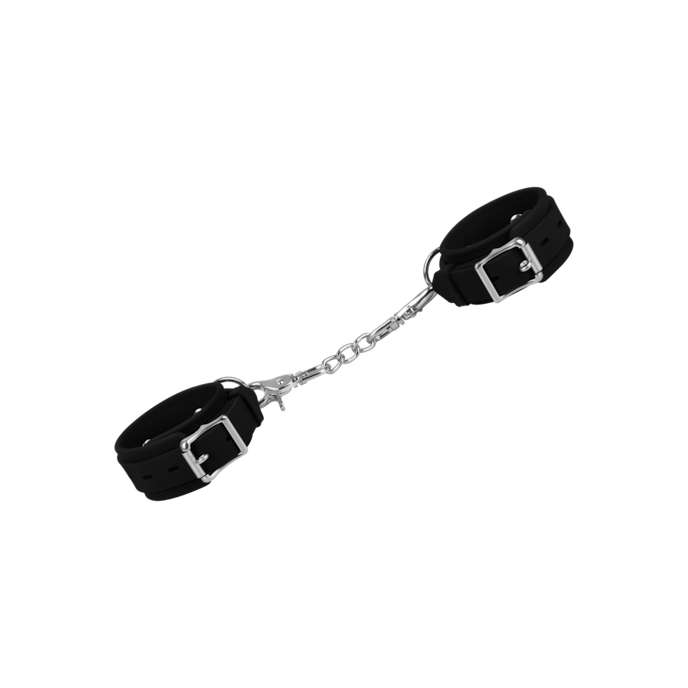 entraves-étroites-avec-mousquetons-Argent-Noir-1