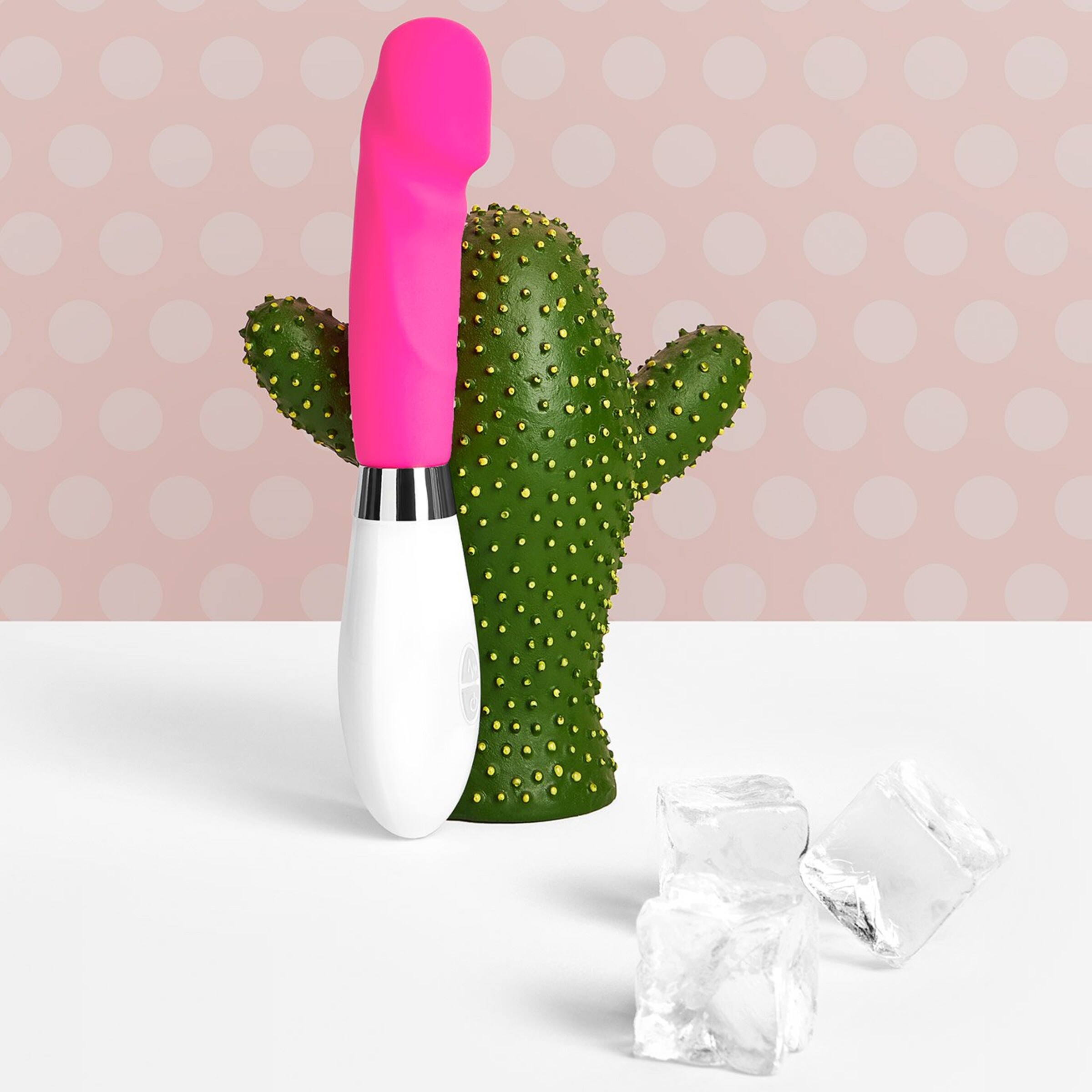 stimulerende-siliconen-vibrator-20-5-cm-Pink-Wit-2