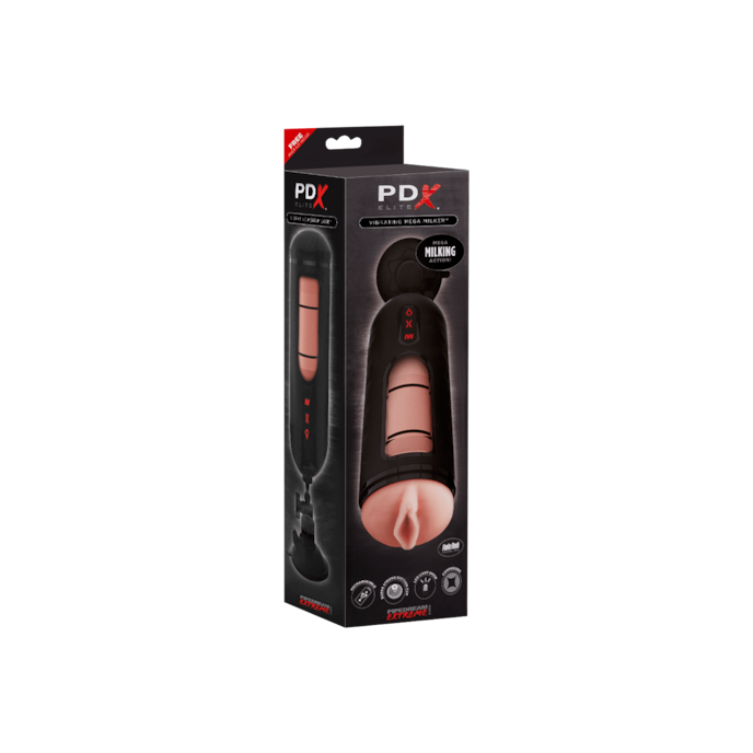 vibrating-mega-milker-24-cm-Brun naturel clair-Noir-10