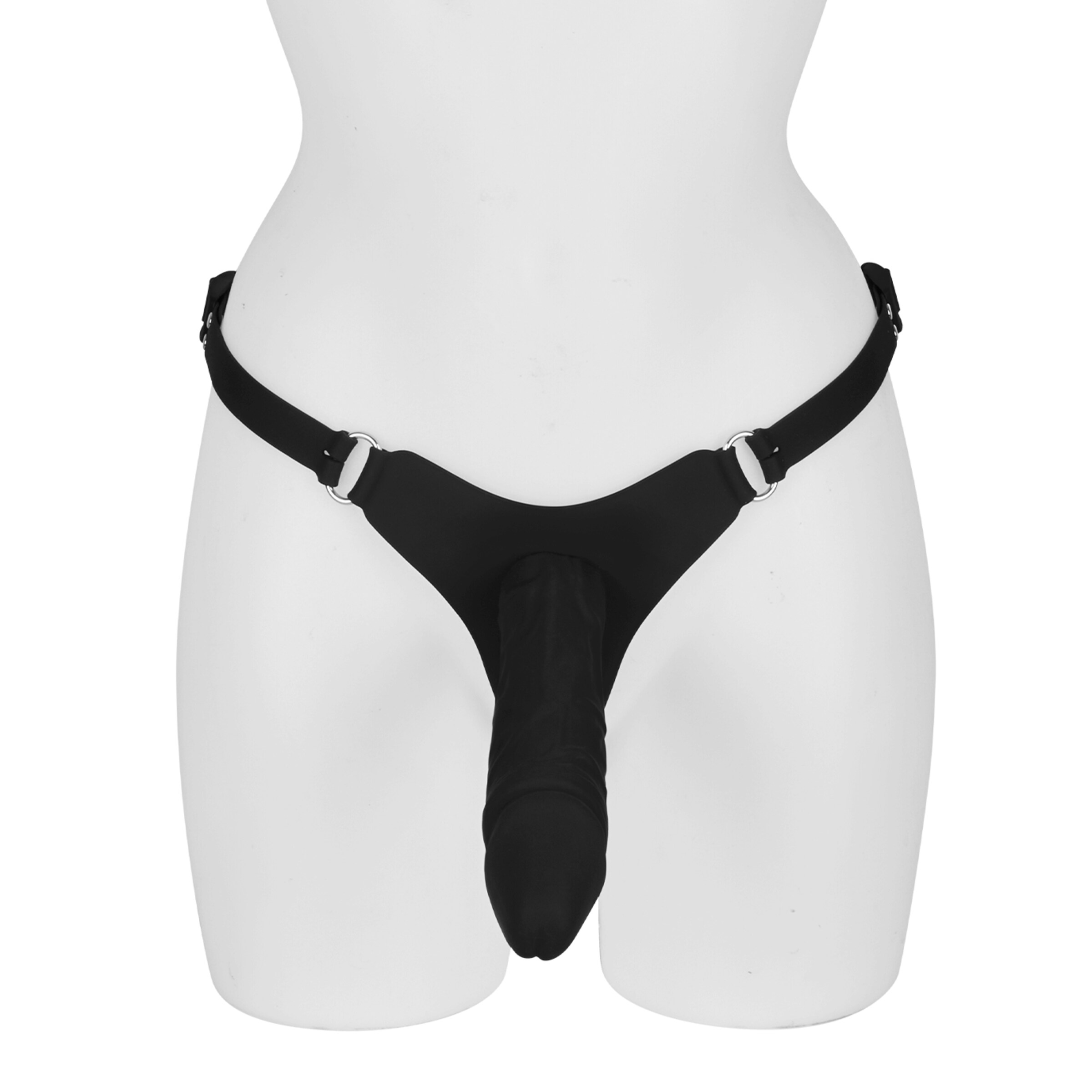 séduisant-strap-on-avec-gode-20-cm-Naturel foncé-Noir-4