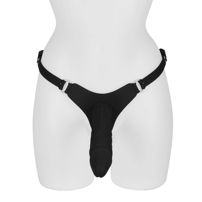 séduisant-strap-on-avec-gode-20-cm-Naturel foncé-Noir-4