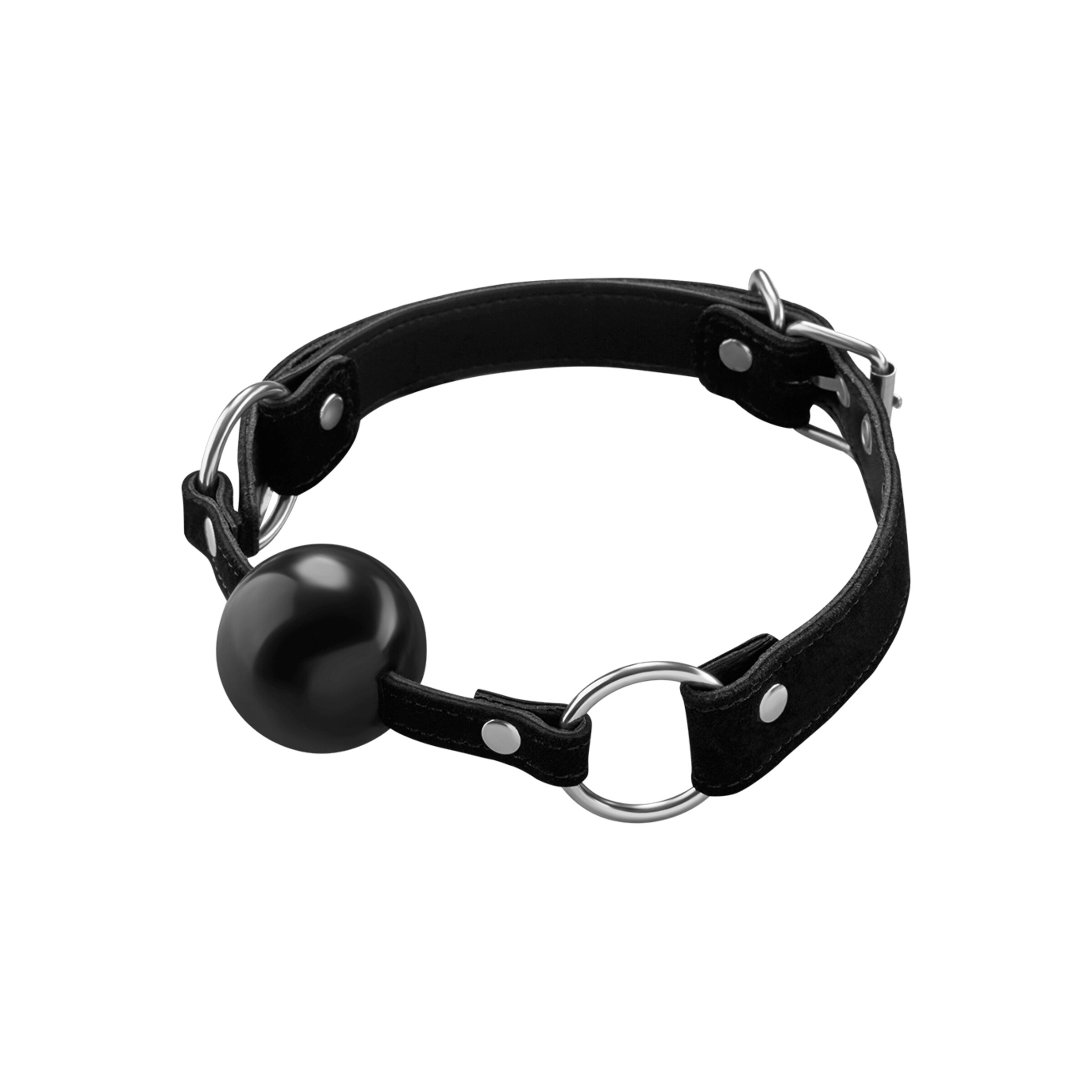 bâillon-boule-avec-sangle-en-cuir-Noir-2