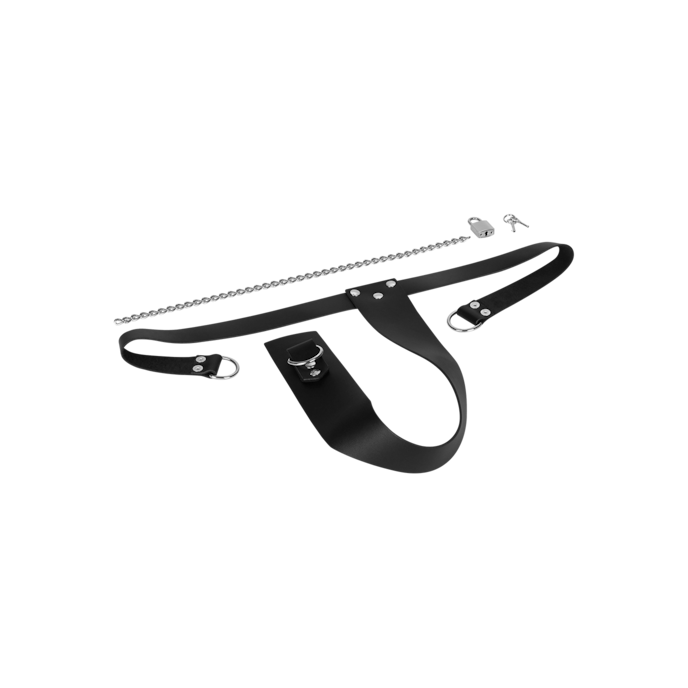 slip-de-chasteté-sexy-Argent-Noir-1