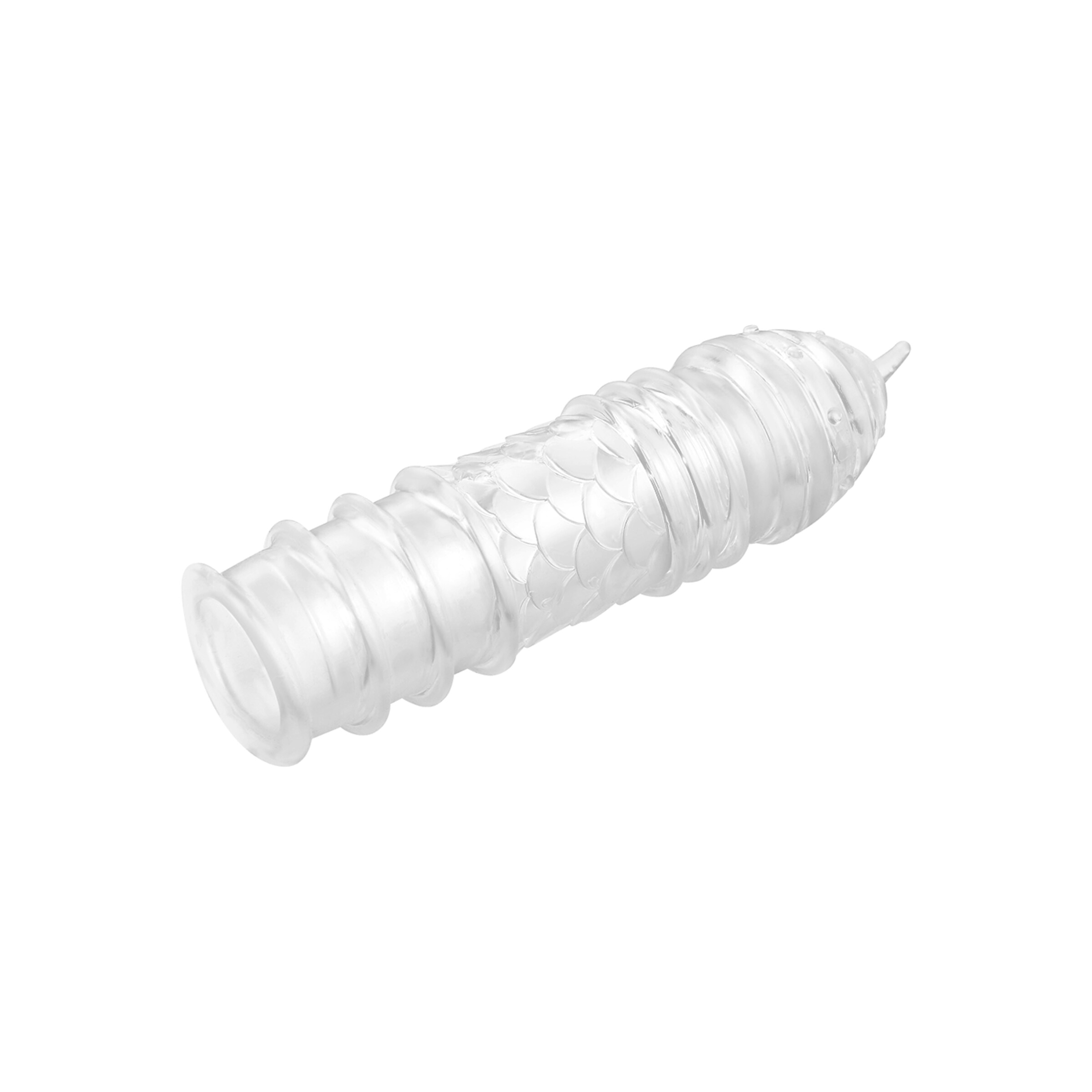 manchon-pénien-structuré-15-5-cm-Transparent-4