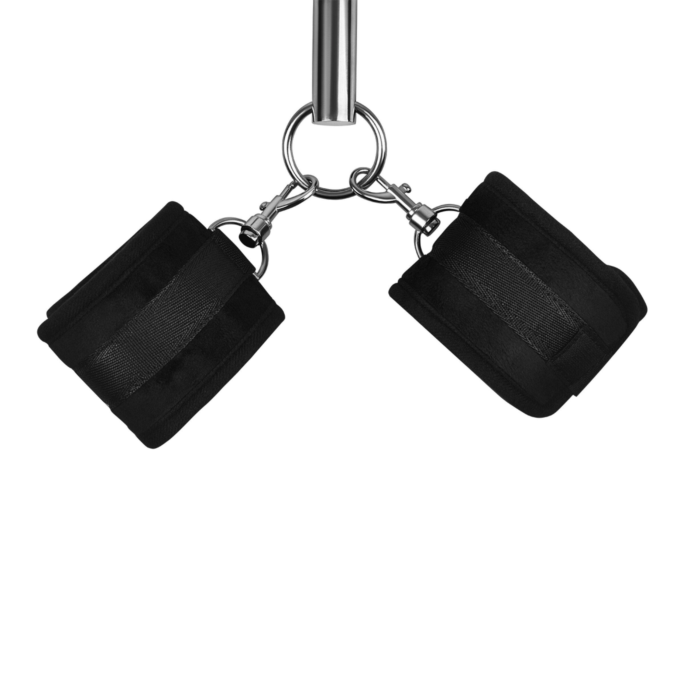 spreader-bar-with-4-detachable-cuffs-3-stukken-Paars-Zilver-Zwart-4