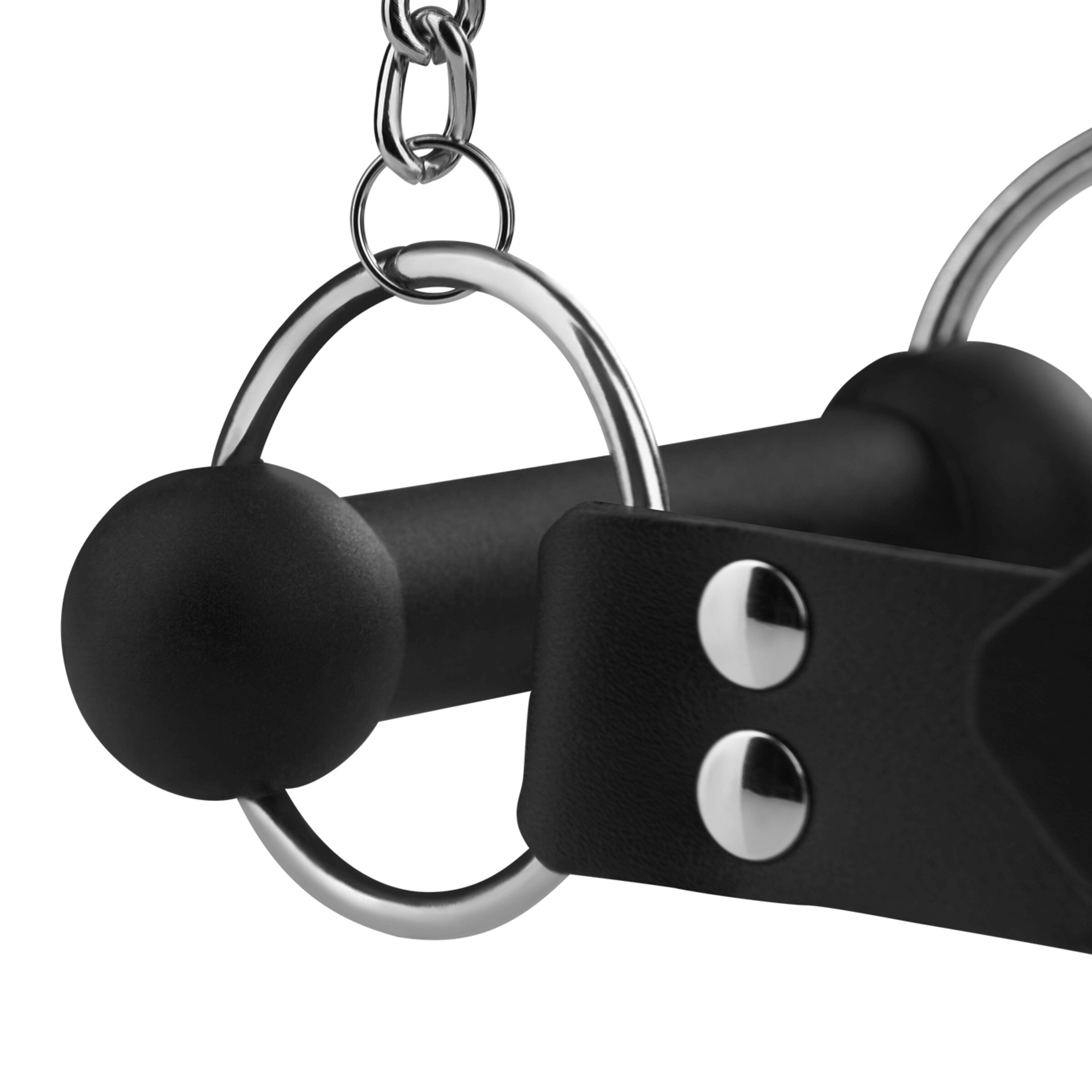 mondknevel-met-riem-Zilver-Zwart-5