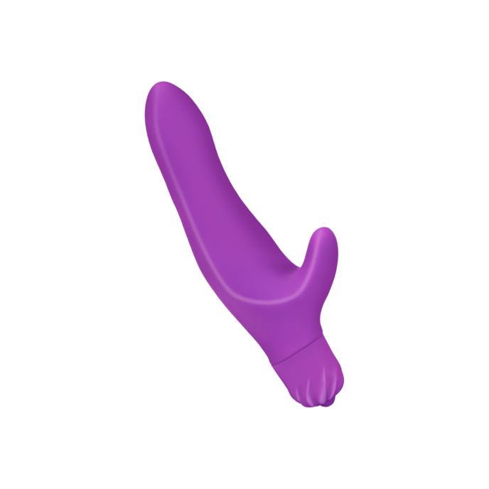 mini-rabbit-van-siliconen-12-cm-Violett-1