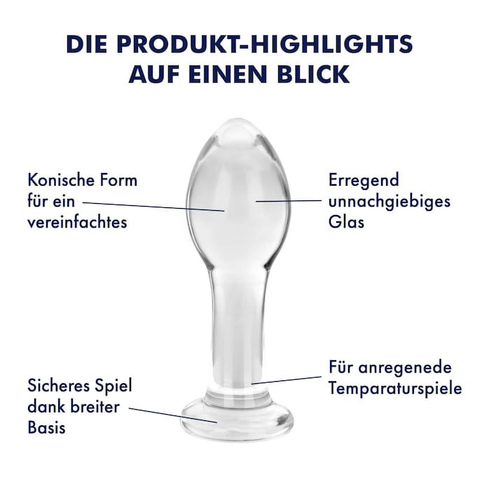 Analplug Analdildo in Tropfenform, 10 cm transparent online kaufen Analplug Analdildo in Tropfenform, 10 cm transparent online kaufen