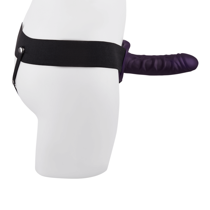 universal-hollow-strap-on-17-5-cm-Paars-Zwart-2