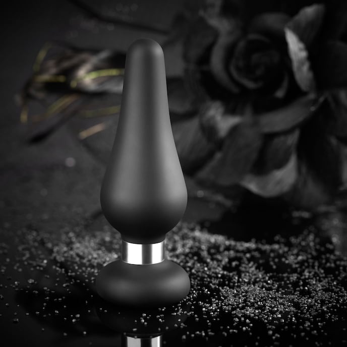 analplug-aus-silikon-m-11-5-cm-Schwarz-Silber-2