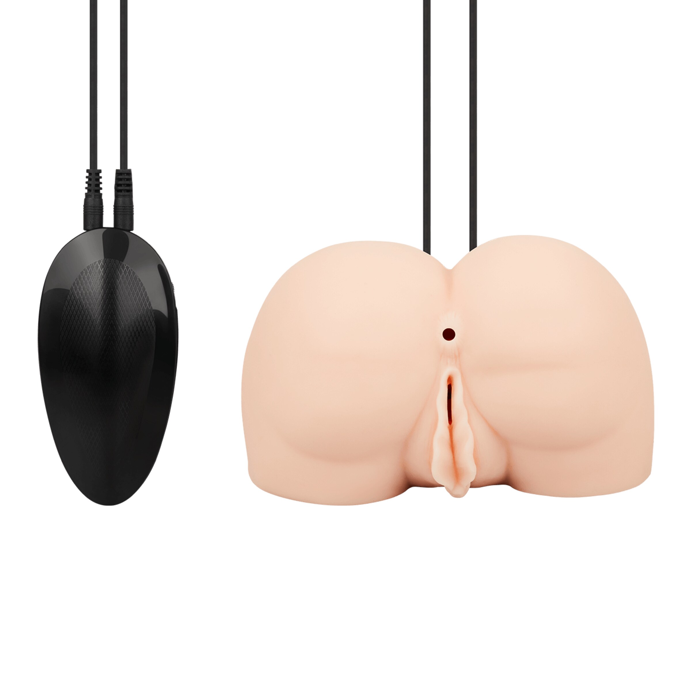vibrating-pussy-and-ass-15-5-cm-Natuurlijk licht-Zwart-6