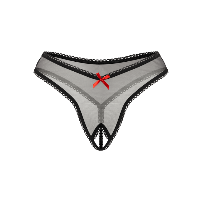 ouvert-string-élégant-avec-coutures-décoratives-Noir-1