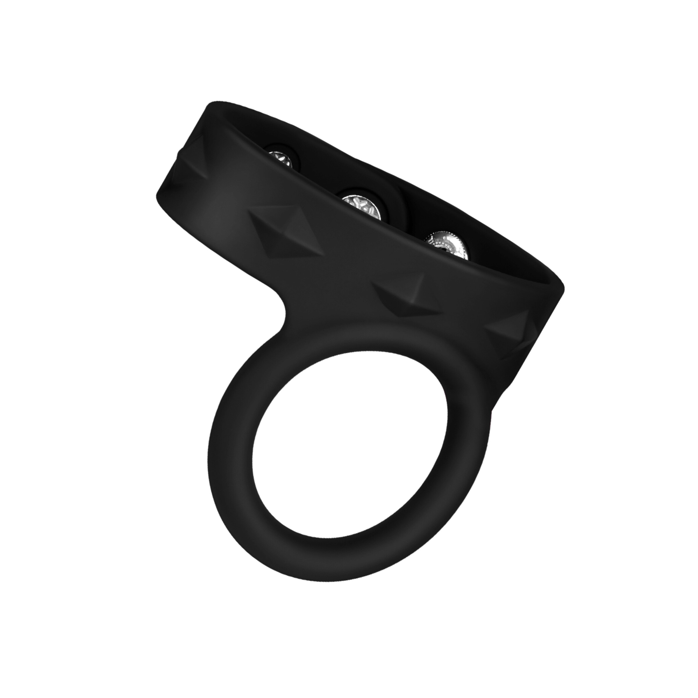 silicone-cock-&-ball-strap-4---6-cm-Zwart-1