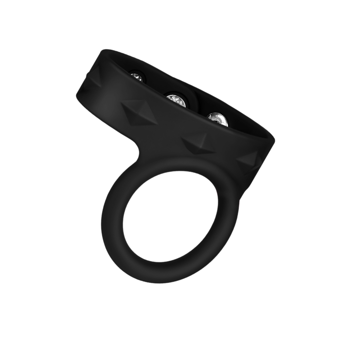 silicone-cock-&-ball-strap-4---6-cm-Zwart-1