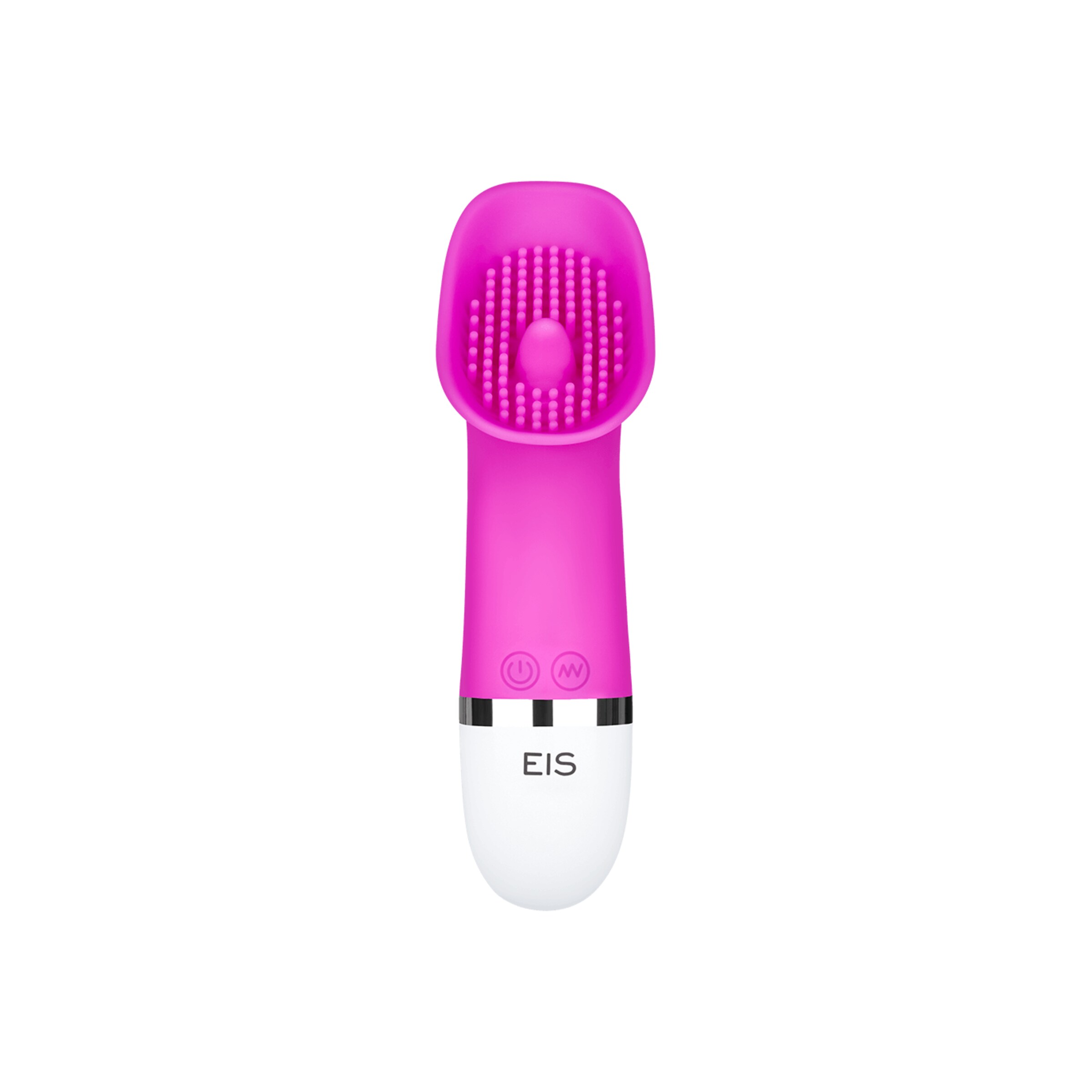 vibromasseur-à-picots-en-silicone-16-5-cm-Blanc-Rose-5