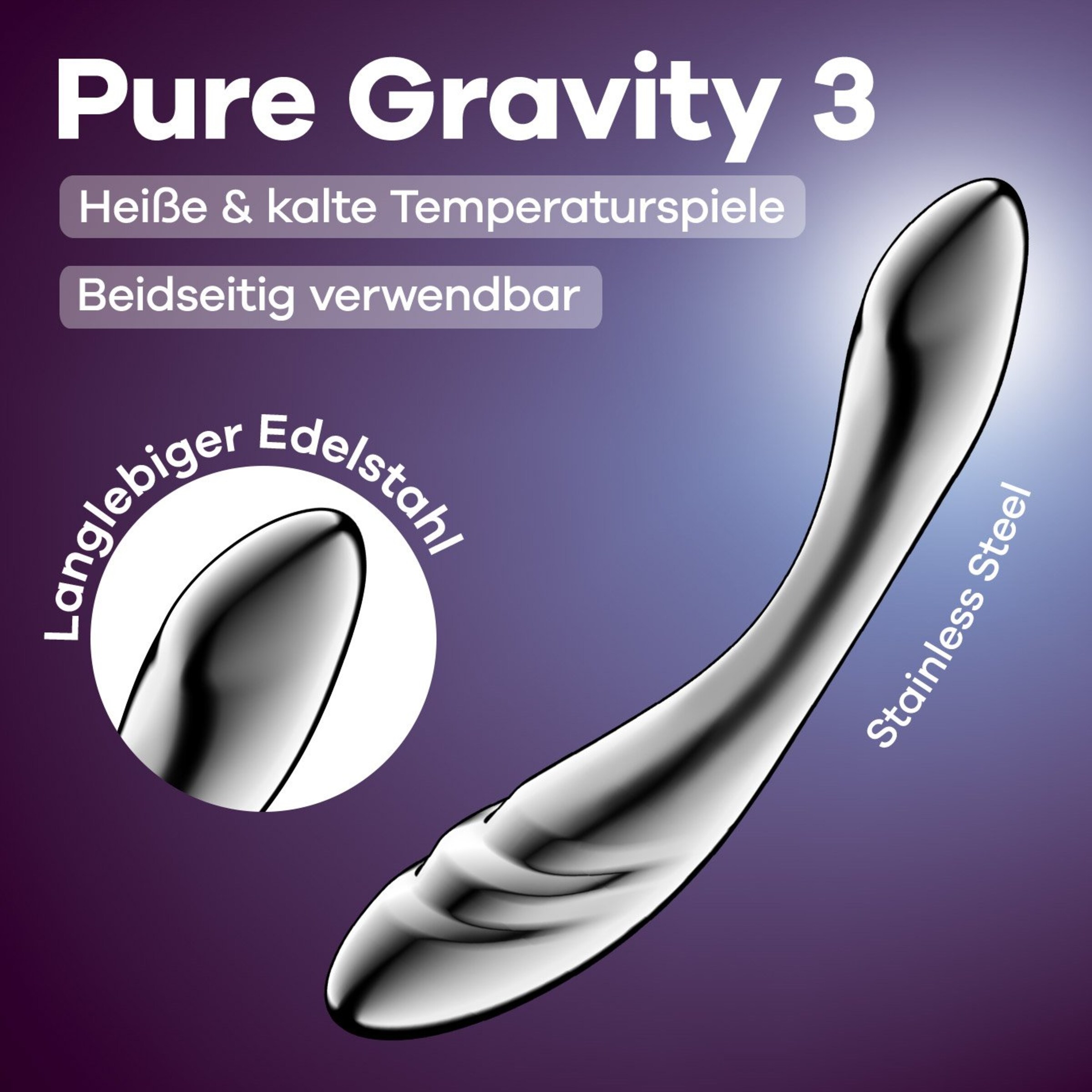 dildo zum blasen Doppeldildo L (Schwarz) / Realistische Struktur – KINKWERK
