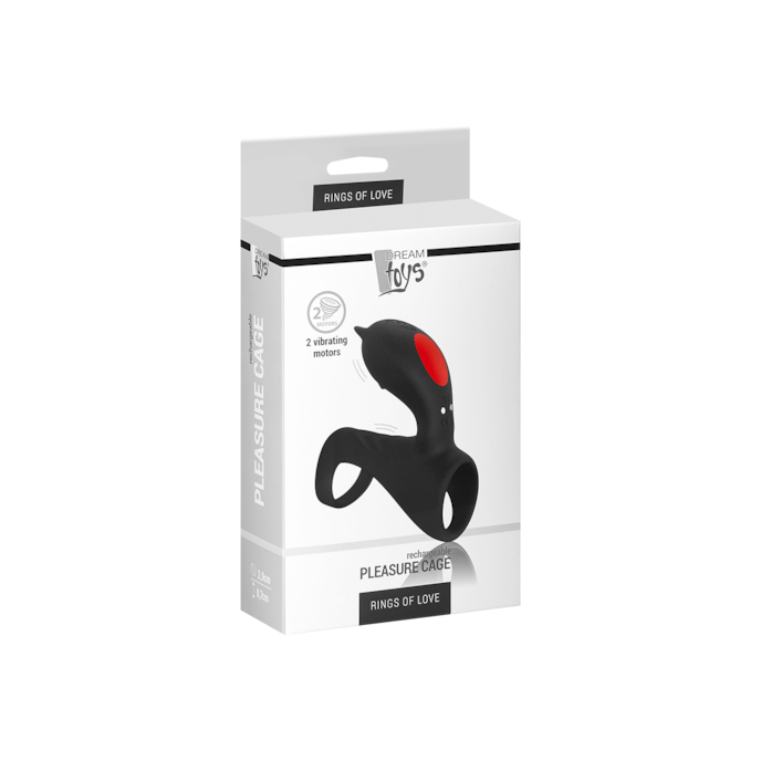 pleasure-cage-2-9---4-9-cm-Rood-Zwart-9