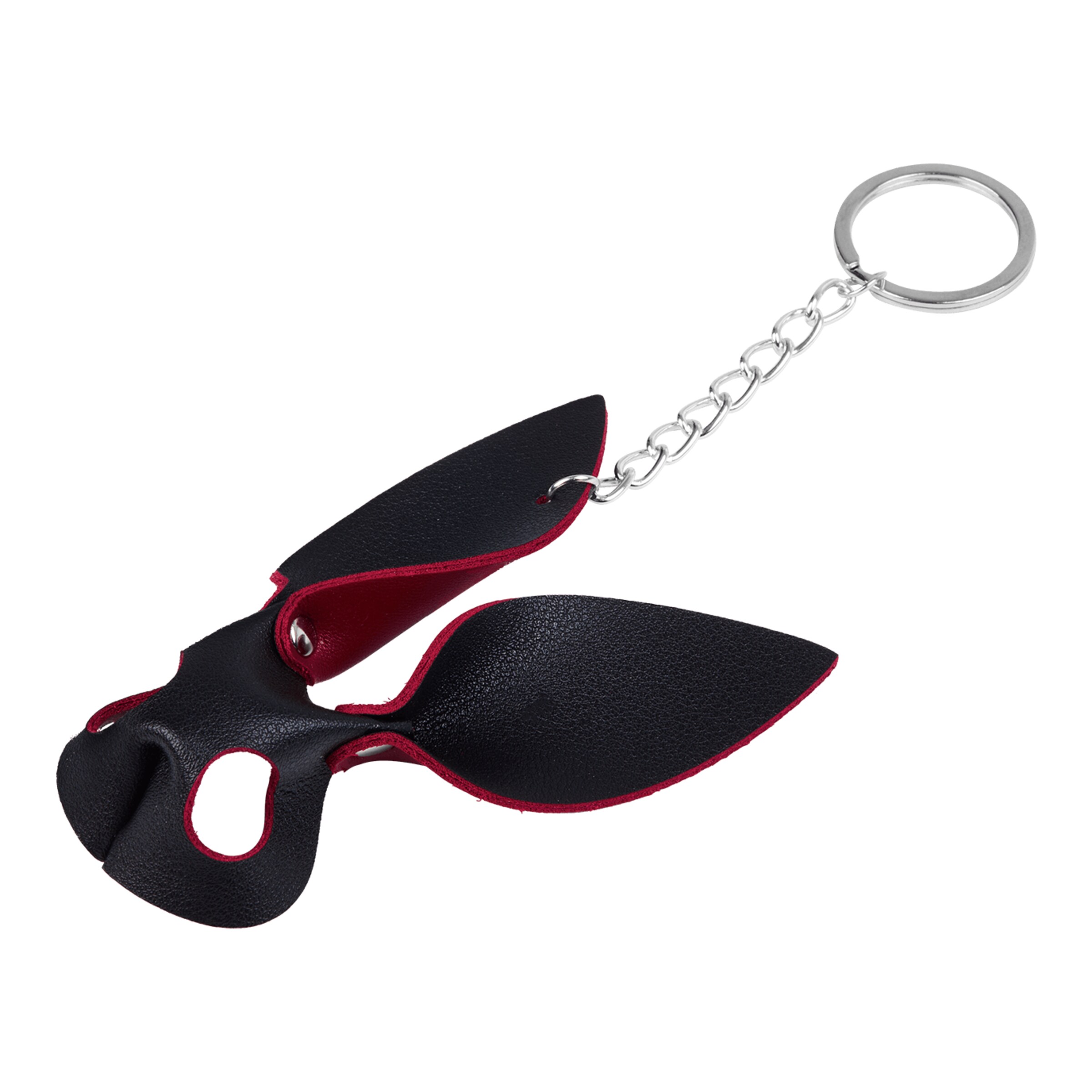 sleutelhanger-in-bdsm-maskerdesign-Rood-Zwart-3
