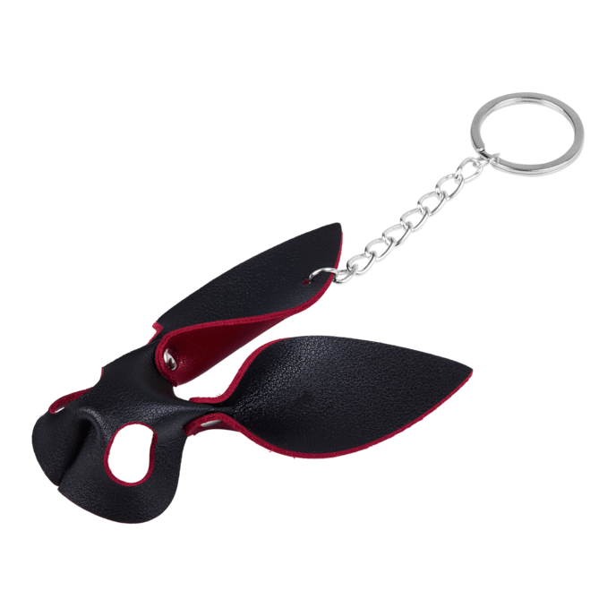 sleutelhanger-in-bdsm-maskerdesign-Rood-Zwart-3