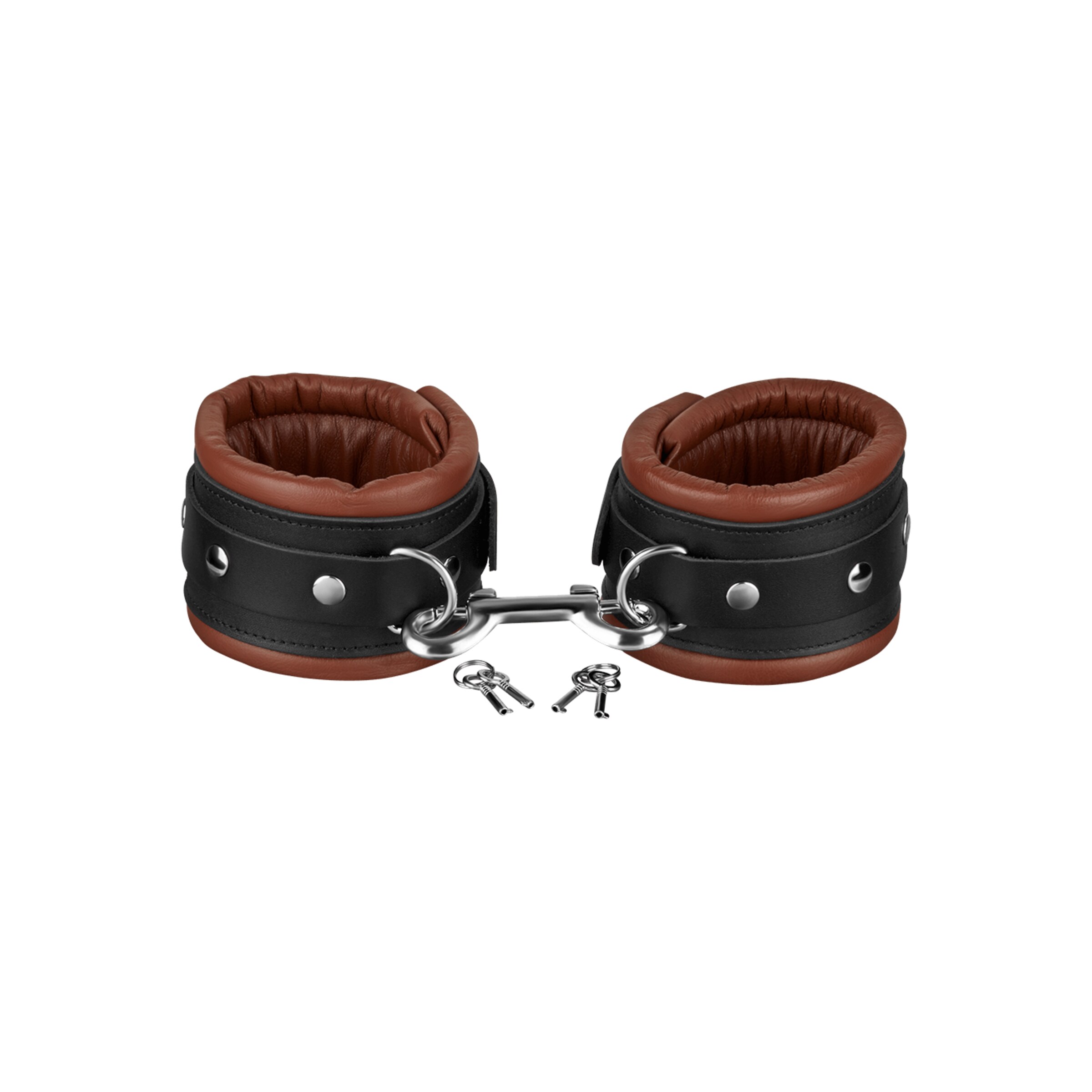 afsluitbare-gewatteerde-voetboeien-Bruin-Zwart-2