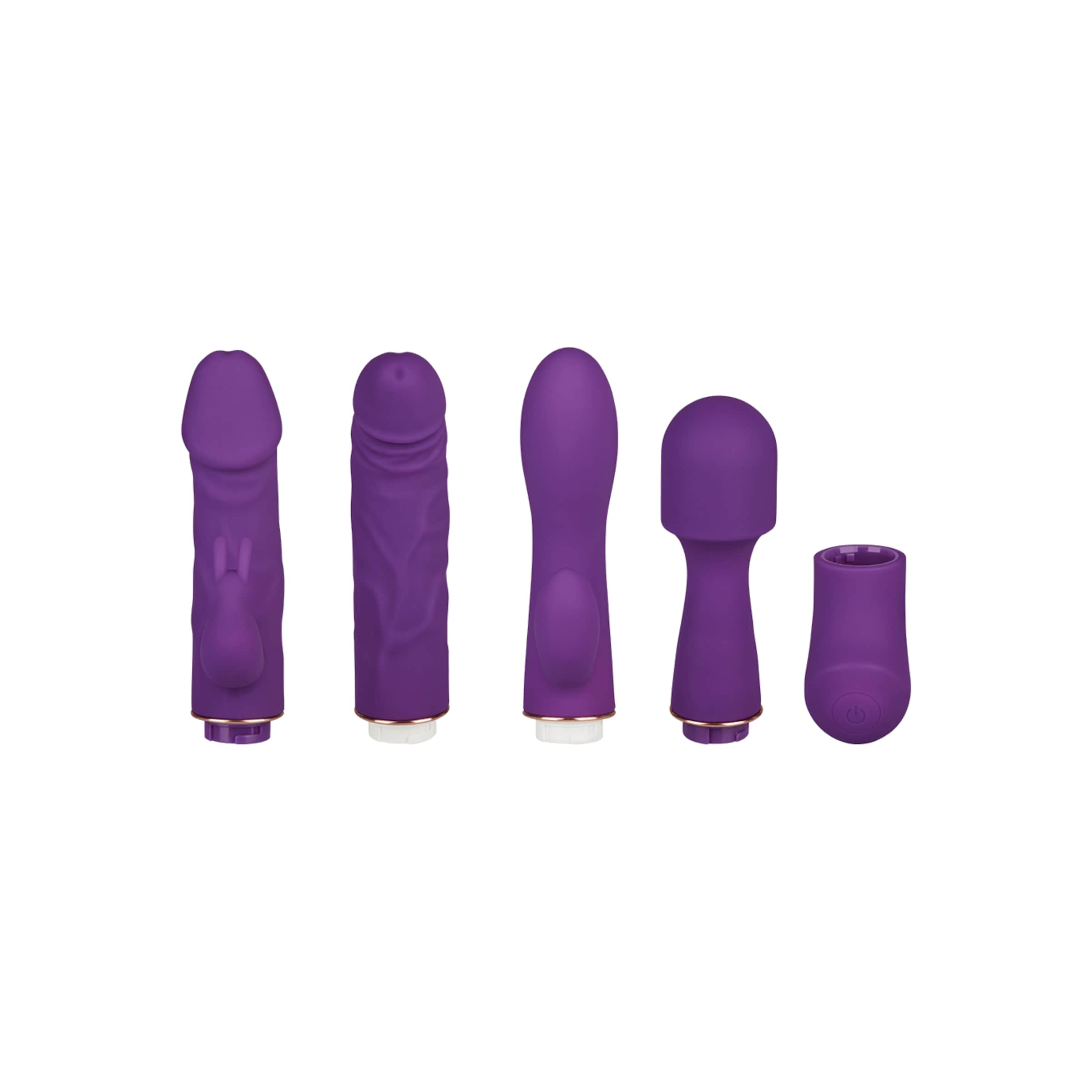 verführerisches-vibrator-set-5-teile-Rosegold-Violett-5