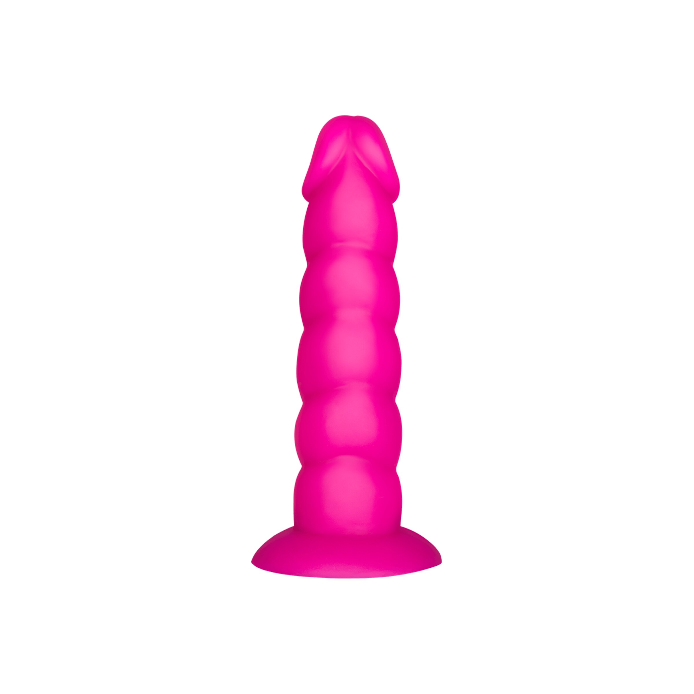 strukturierter-dildo-aus-silikon-17-cm-Neon-pink-5