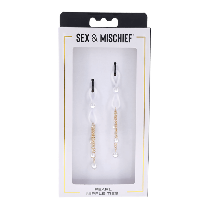 sex-and-mischief---pearl-nipple-ties-Goud-Wit-3