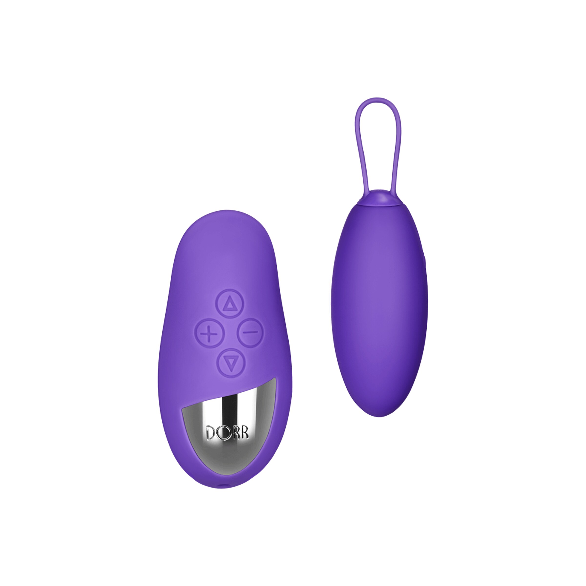 spot---wireless-duo-egg-11-cm-Paars-Zilver-3