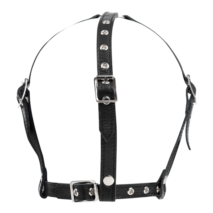 leren-muilkorf-met-riemen-Schwarz-2