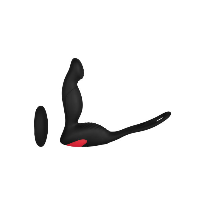 prostaatstimulator-met-cockring-16-5-cm-Rot-Schwarz-3