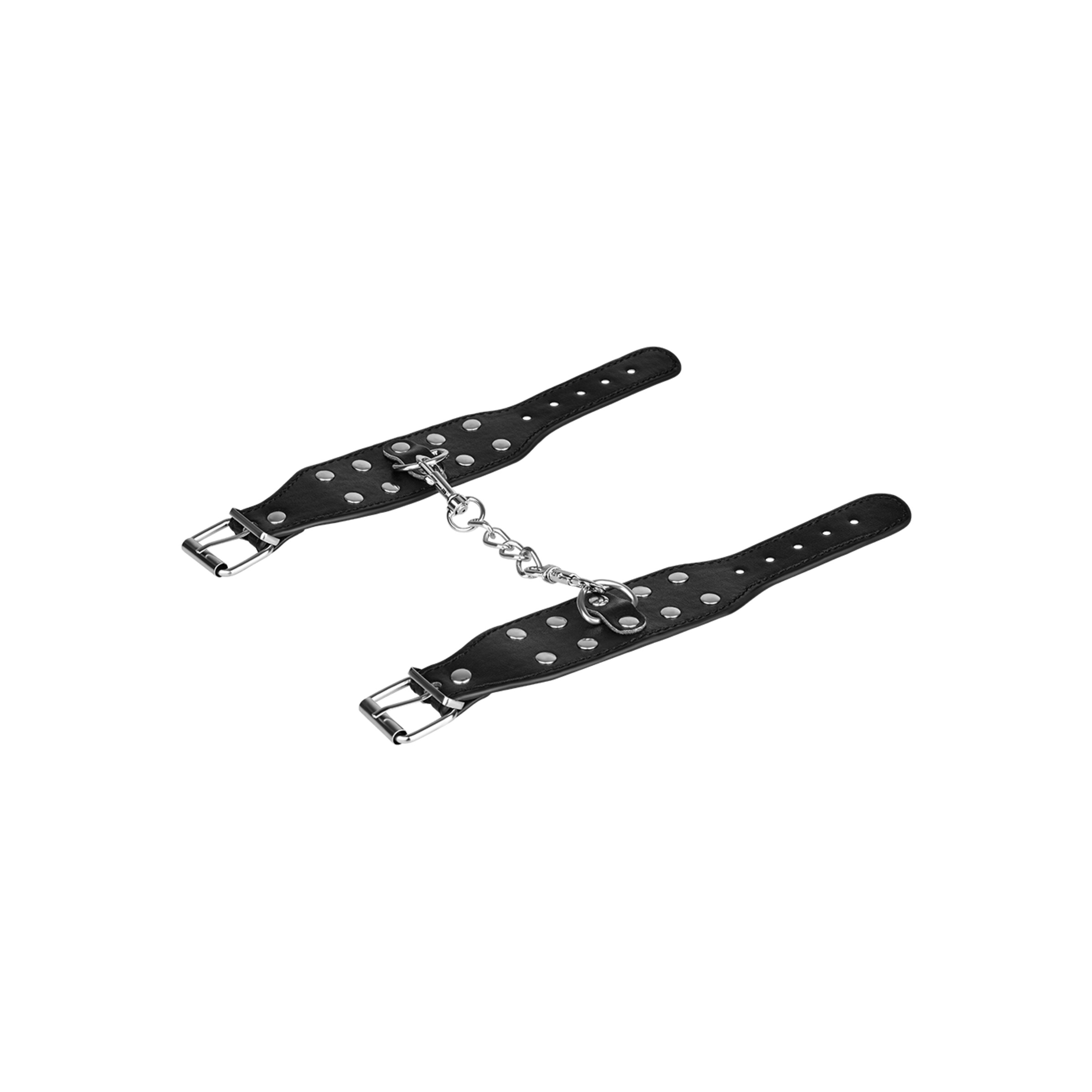 menottes-avec-rivets-en-simili-cuir-Argent-Noir-4