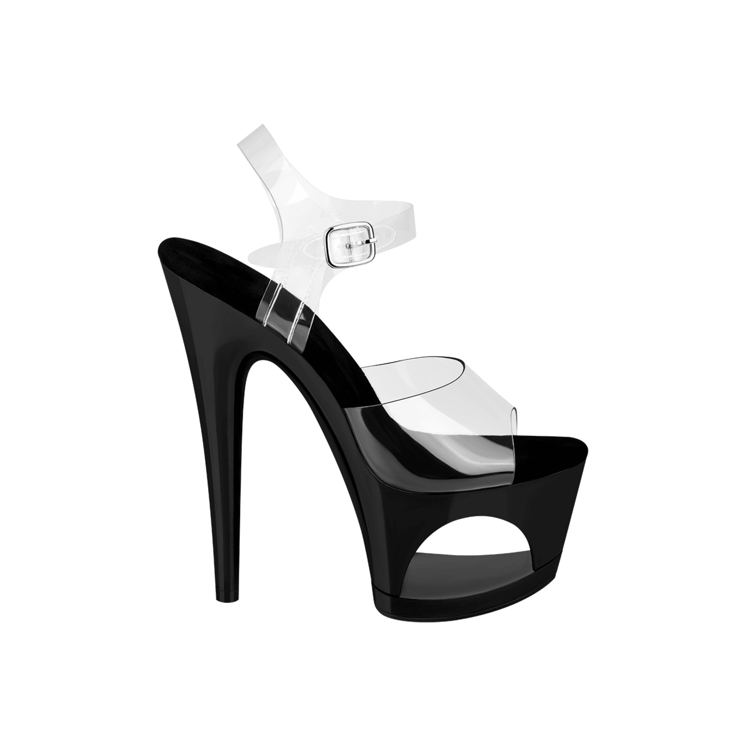 sandales-à-plateau-luxueuses-Noir-Transparent-5