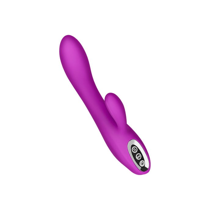 rabbit-en-silicone-de-haute-qualité-22-cm-Violet-1