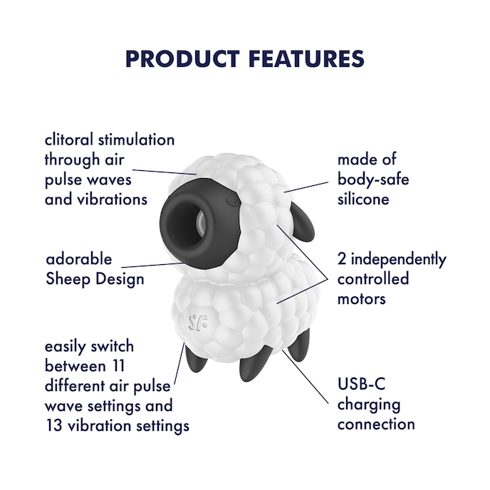 satisfyer-dreamy-sheep-9-cm--Wit-Zwart-2