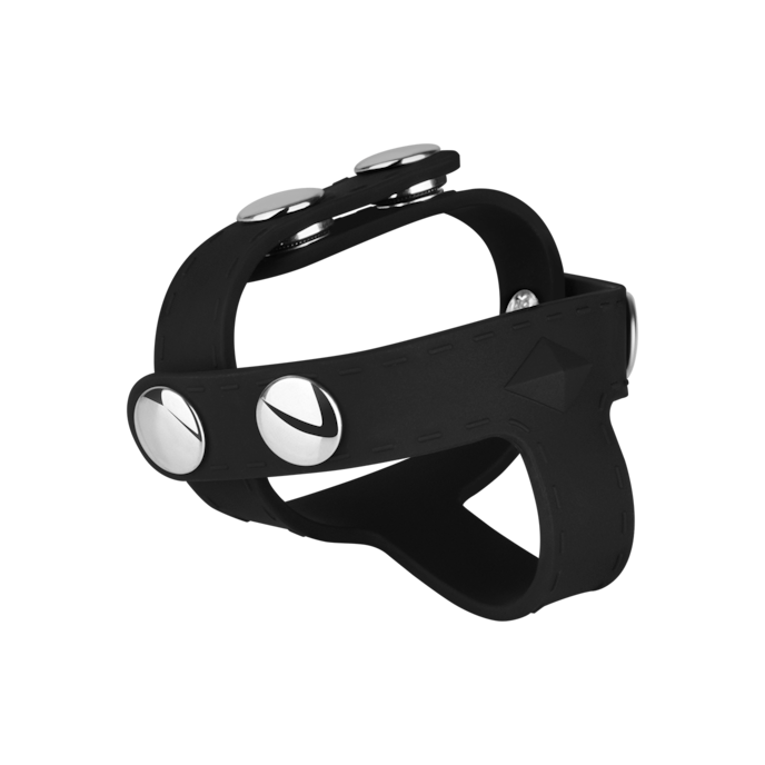 sangle-pénienne-et-testiculaire-en-silicone-Argent-Noir-1