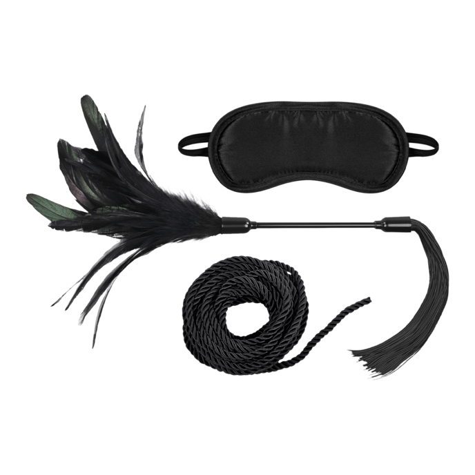 sex-&-mischief---shadow-tie-and-tickle-kit-4-delen-Schwarz-1