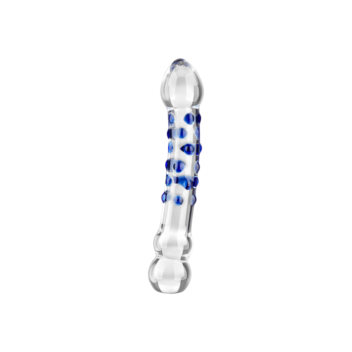 glazen-dildo-met-noppen-19-5-cm-Blauw-Transparant-4