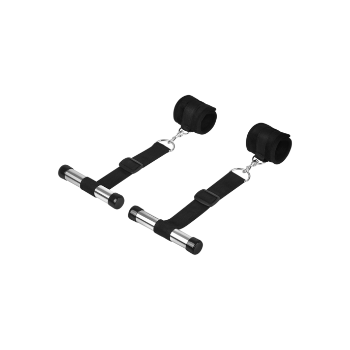 over-the-door-cuff-set-Schwarz-Silber-5