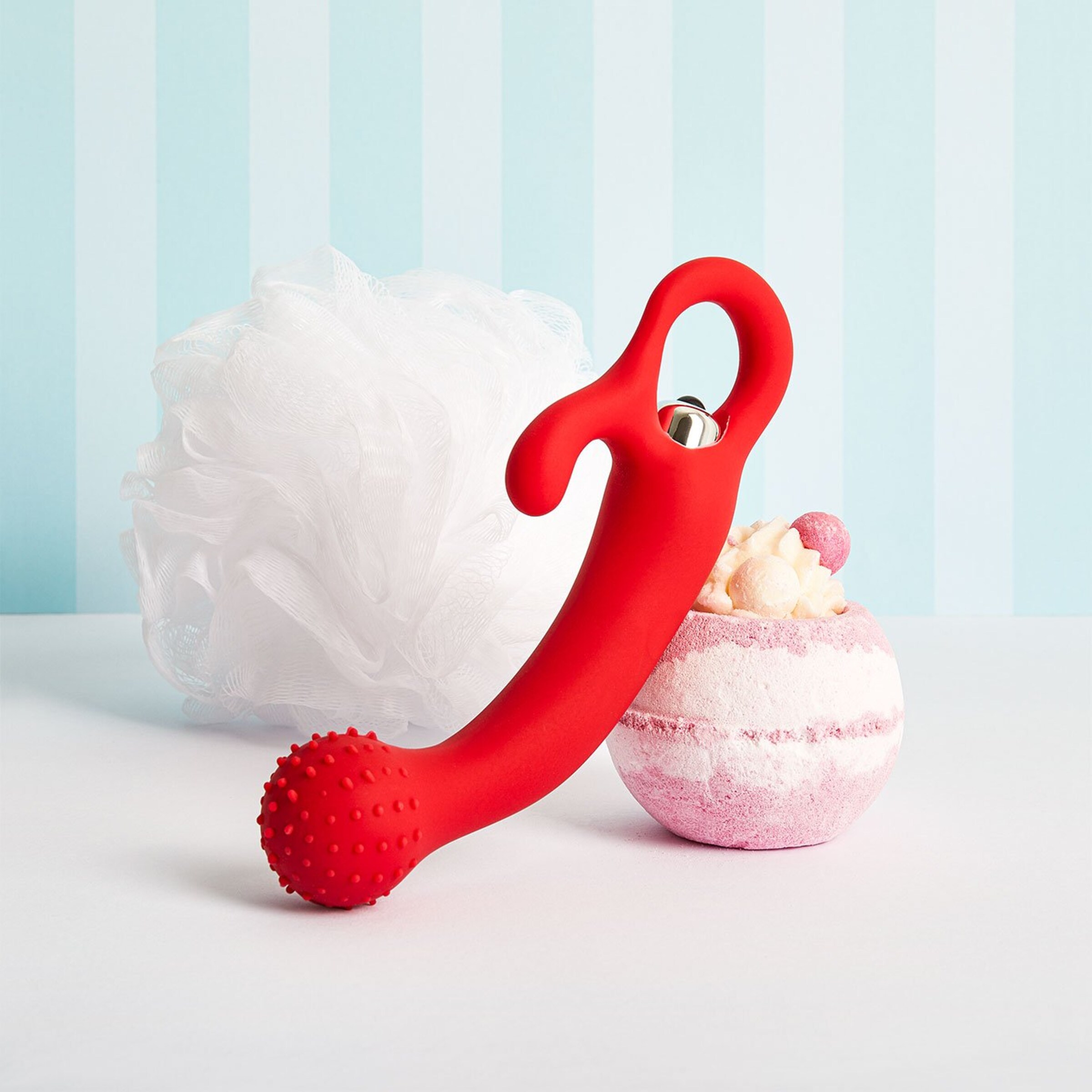 g-spot-siliconen-vibrator-met-noppen-18-cm-Rood-2