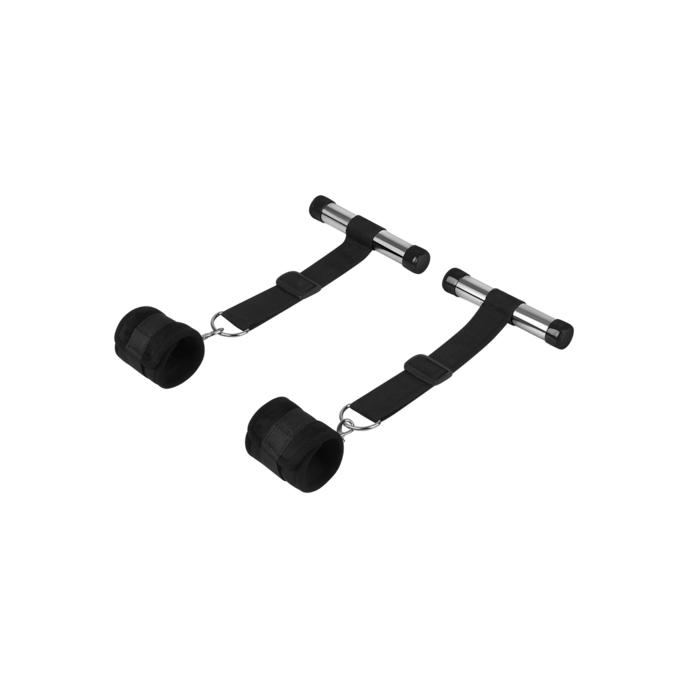 over-the-door-cuff-set-Schwarz-Silber-6