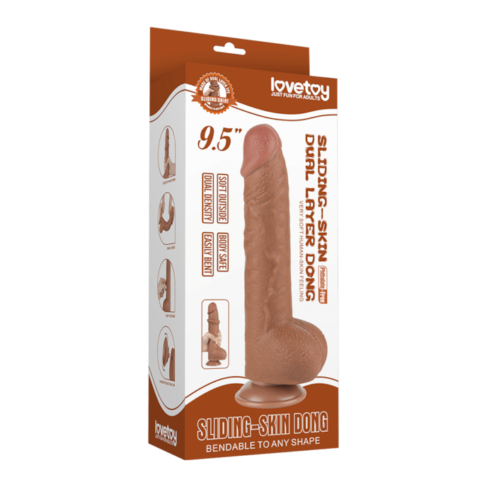 sliding-skin-dong-24-cm-Brun naturel moyen-4