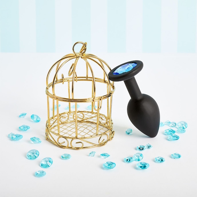 siliconen-anaaldildo-met-kristal-s-7-cm-Blau-Schwarz-2