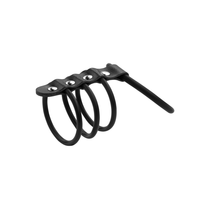manchette-pénienne-avec-4-anneaux-4---5-5-cm-Noir-3