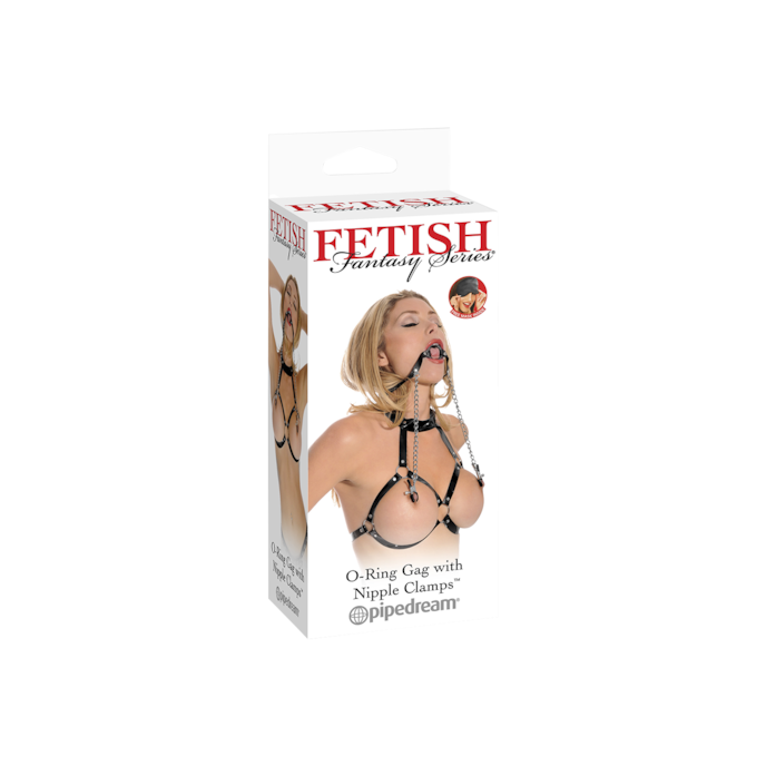 o-ring-gag-&-clamps-Zilver-Zwart-2