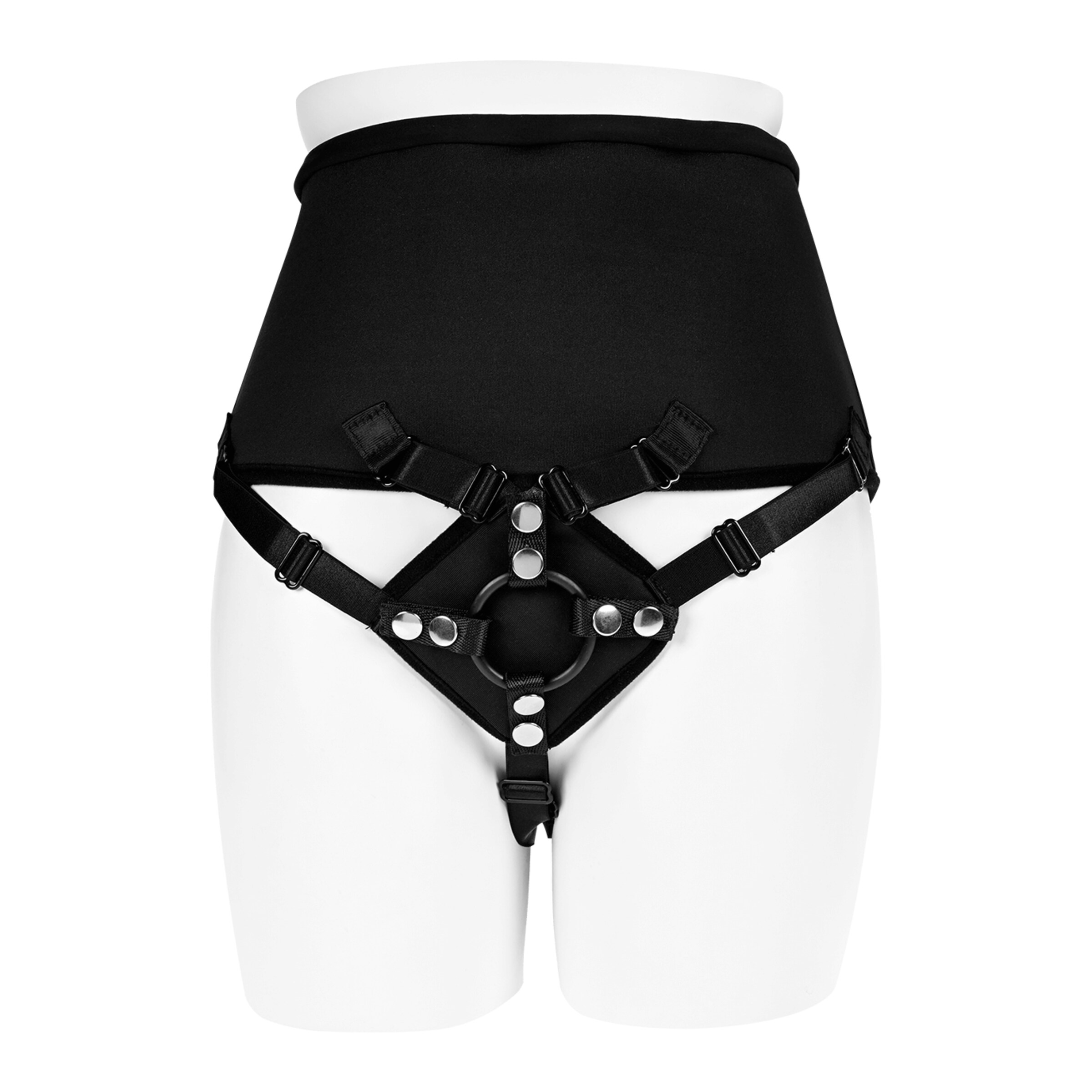 high-waisted-corset-strap-on-Schwarz-3