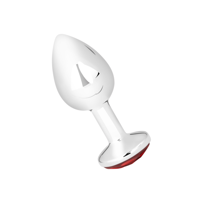 buttplug-xs-6-5-cm-Rood-Zilver-1
