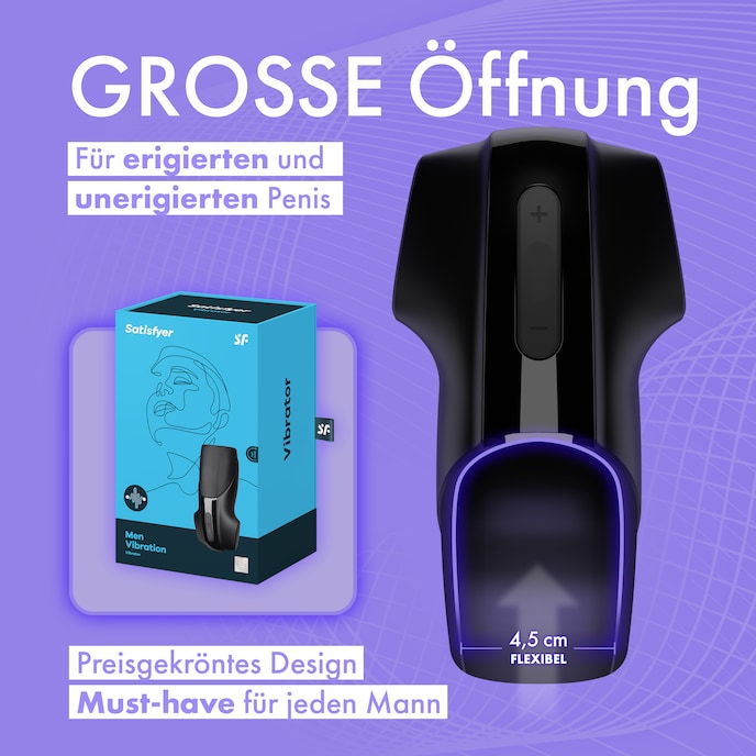 Masturbator Satisfyer 'Men Vibration' mit Akku online kaufen Masturbator Satisfyer 'Men Vibration' mit Akku online kaufen