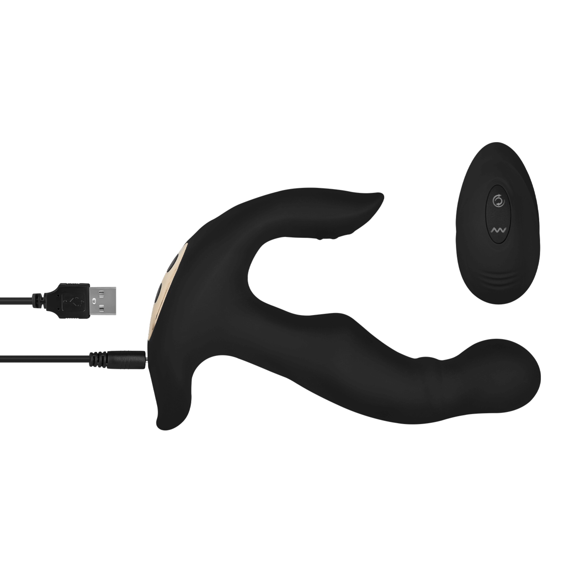 roterende-anale-vibrator-19-cm-Zwart-3