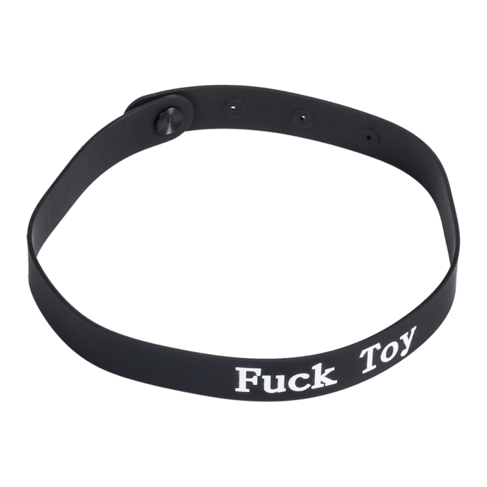 halsband-mit-aufschrift-fuck-toy-Schwarz-Weiß-1